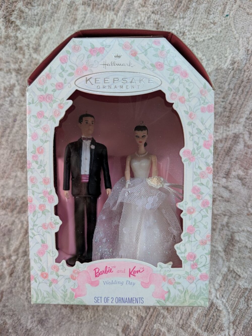 Original Hallmark Barbie and Ken Wedding Cake topper